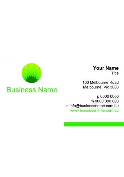 Green Logo 1 Business Card